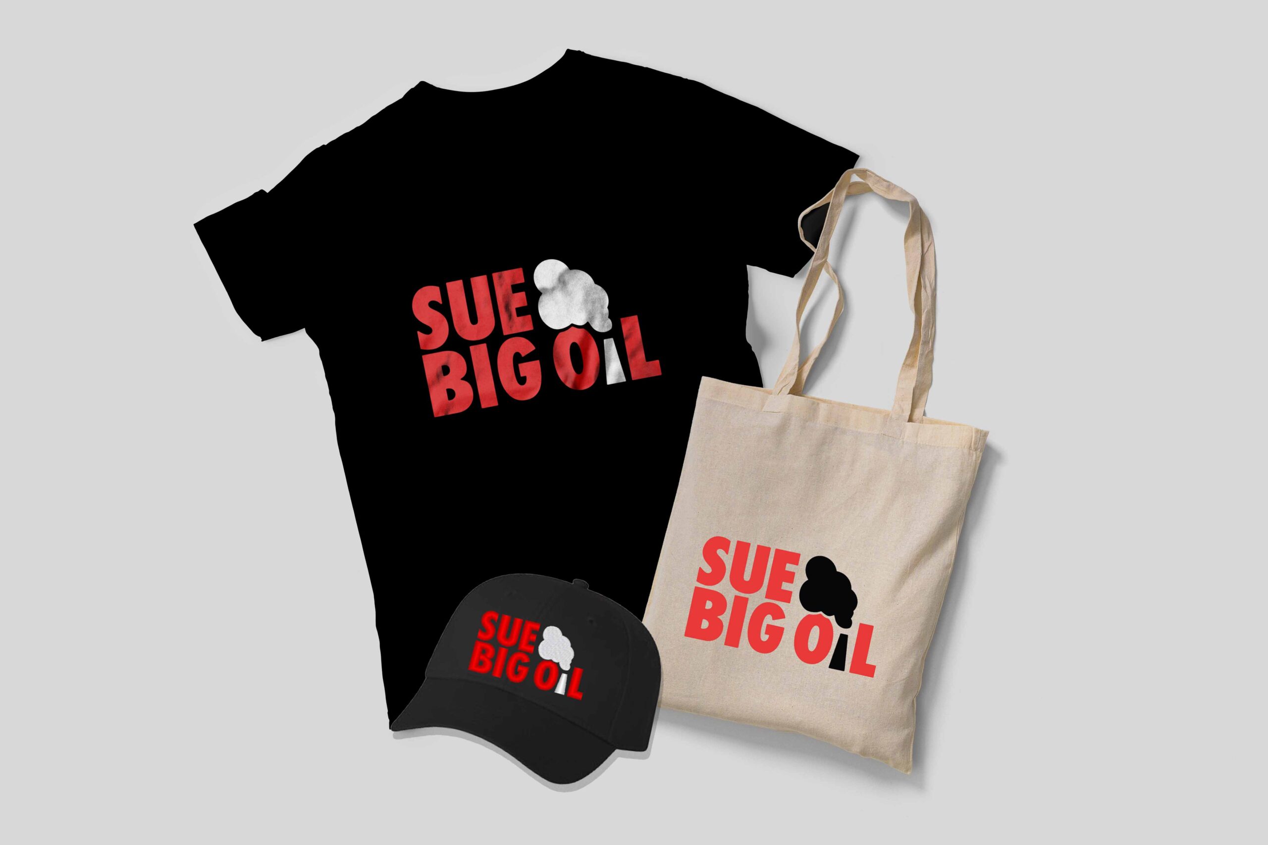 Sue Big Oil branded merchandise